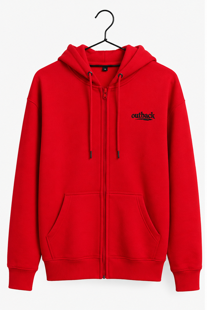 OUTBACK Premium Full-Zip Fleece Hoodie